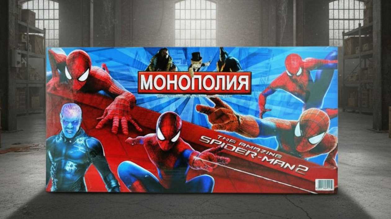 Monopoly Spider-Man 2 - Board Game (Russian Language)