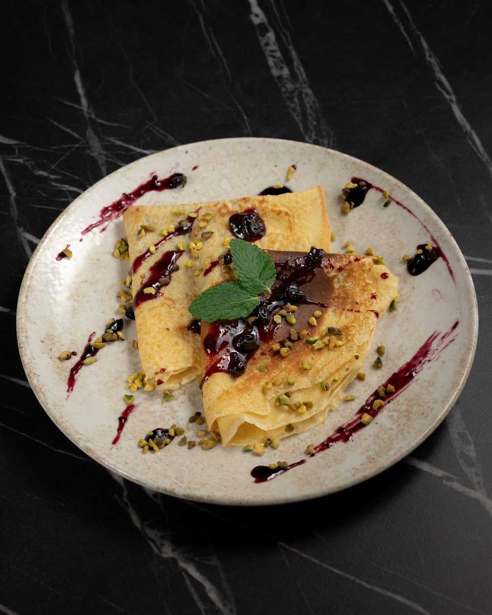 Crepes with homemade jam