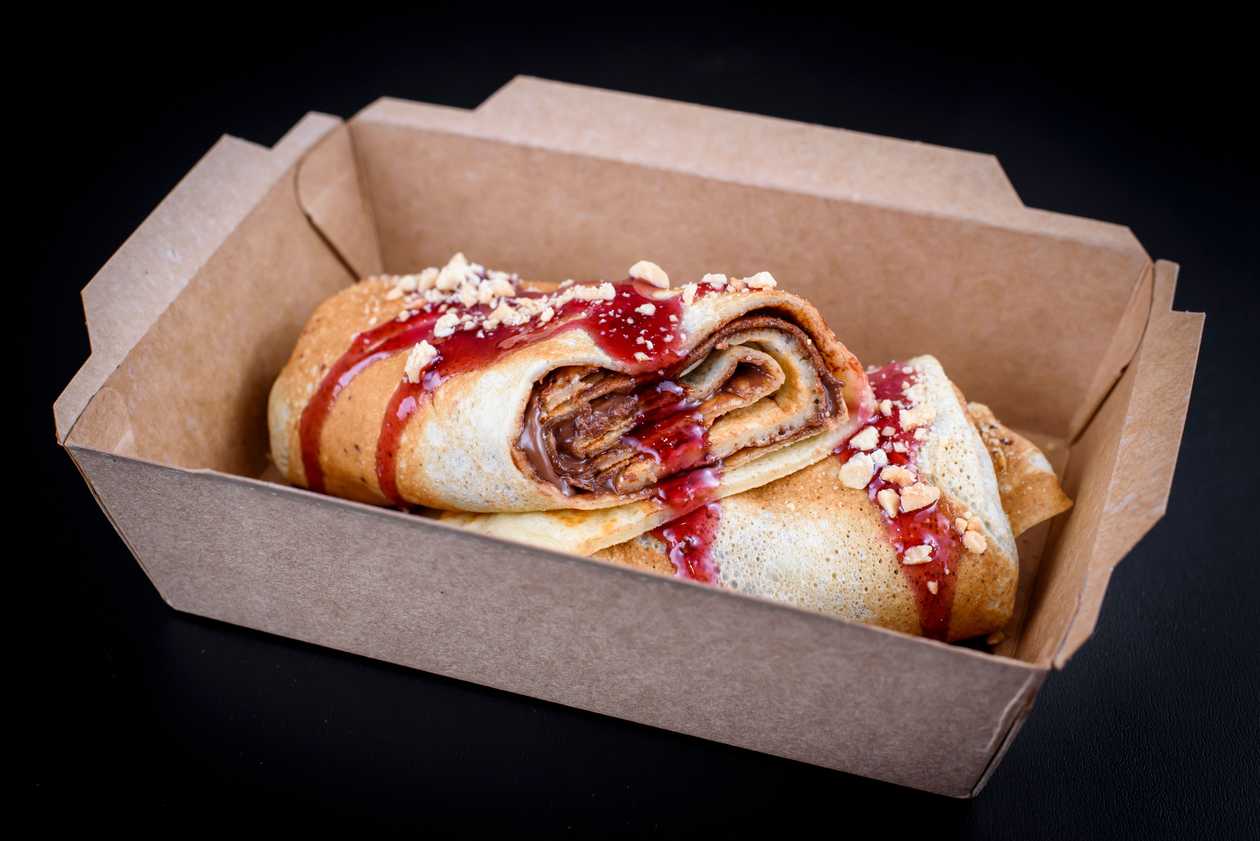 Clătită cu nutella