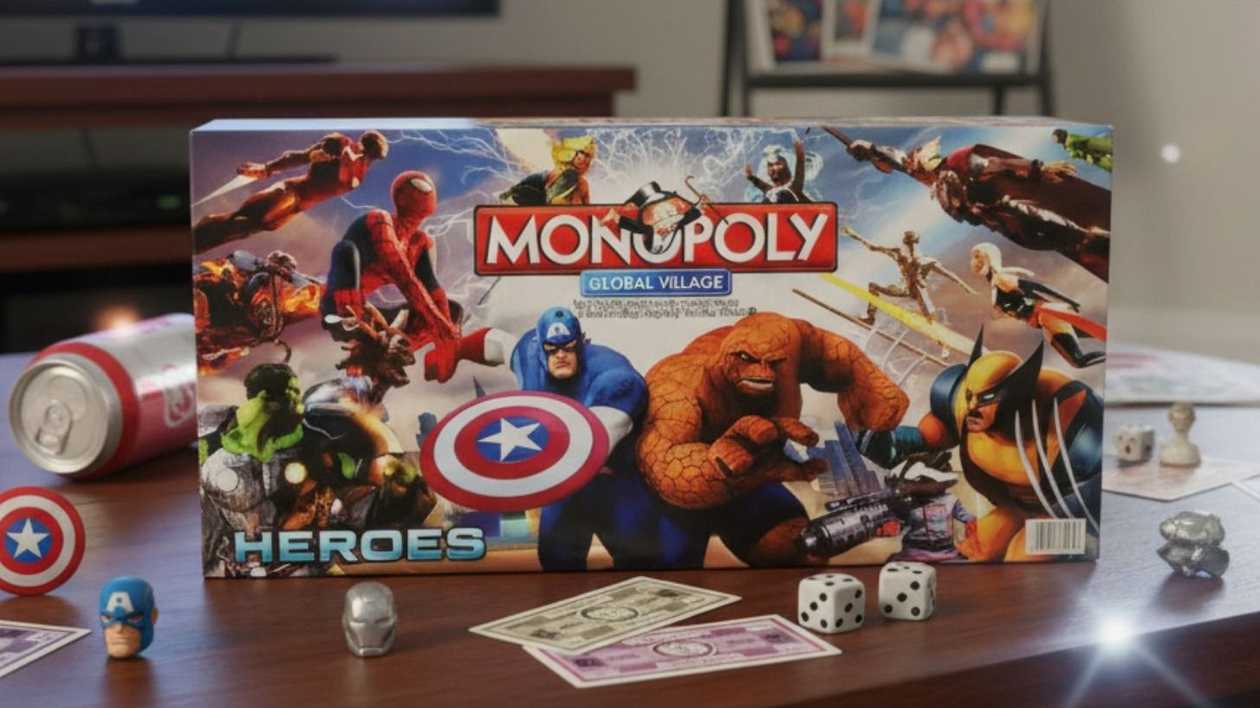 Monopoly Heroes - Board Game (In Russian)