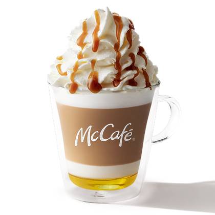 Latte cu sirop Crème Brulee și frișcă, 300 ml