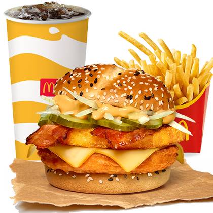 MENIU CHICKEN BURGER MARE