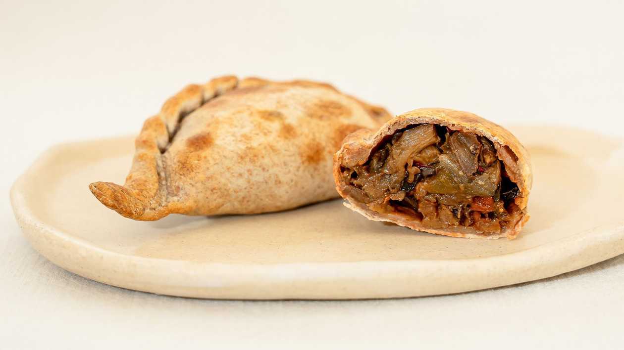 Empanada Beringela Pimentos