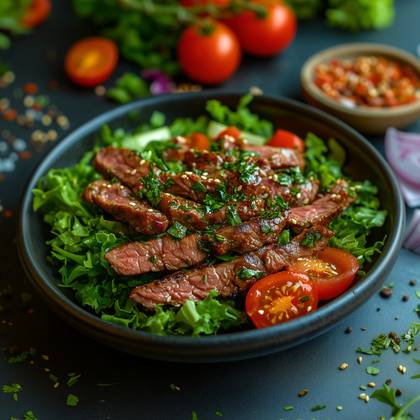 SALATA CU BERBECUT 430 GR