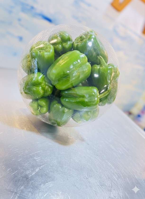 Fresh Green Pepper (6 Capsicum)
