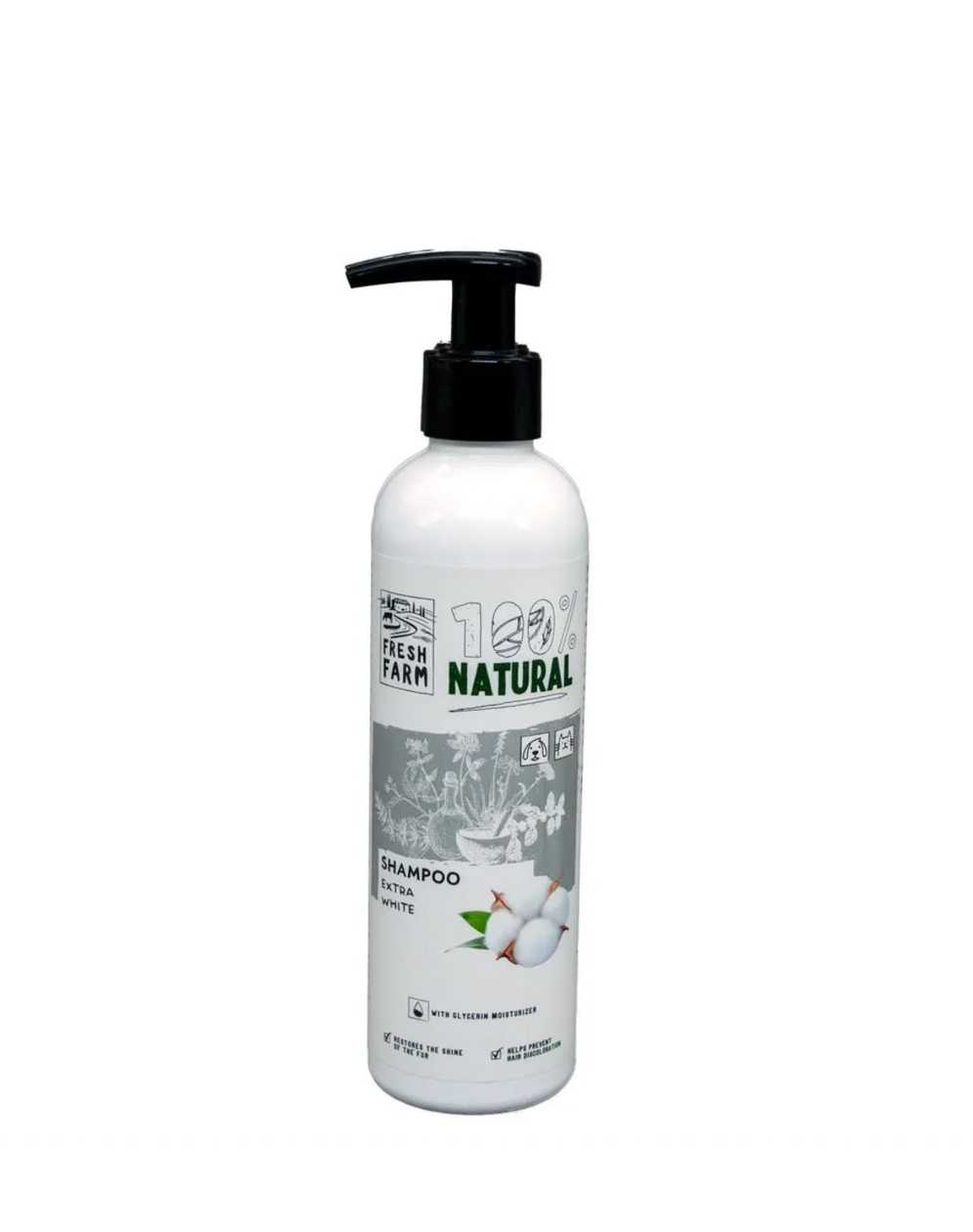 Fresh Farm Extra - White Shampoo for Dogs & Cats 250 ml