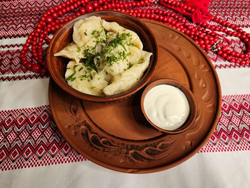 Vareniky with potato