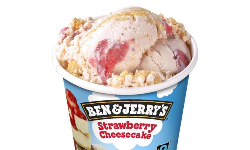 BEN & JERRY'S STRAWBERRY CHEESECAKE 465 ml