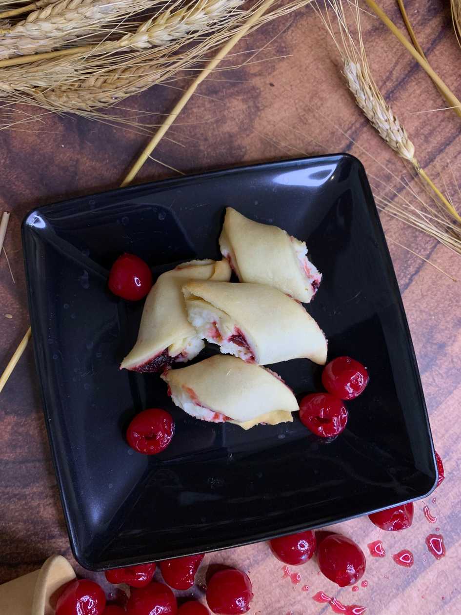 Cottage Cheese and Cherry Qata