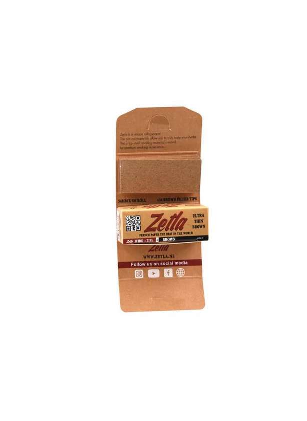 Mortalhas + filtros Rolo 5m XXL Brown