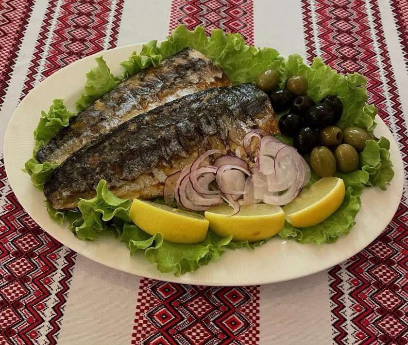 Grilled mackerel