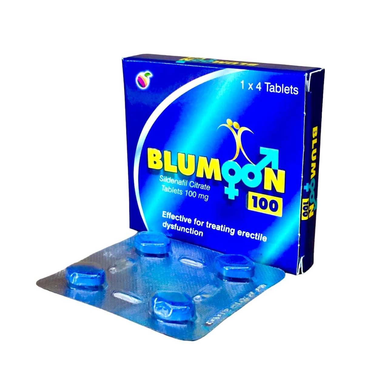 BLUMOON SILDENAFIL 100 TABS 4'S X1
