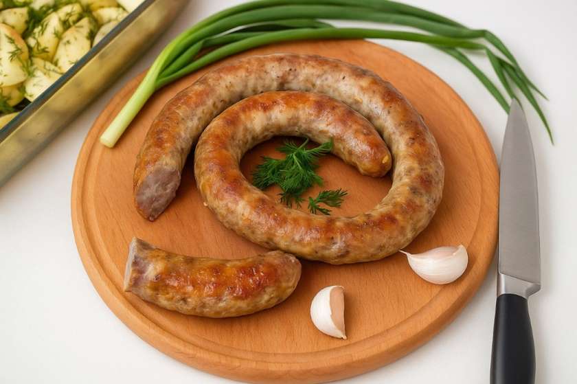 Homemade sausage