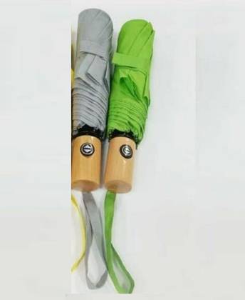 Copy of Ομπρέλα 23εκ. Γκρι με Ξύλινη Λαβή