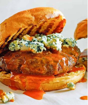 Buffalo Blue Cheese Burger