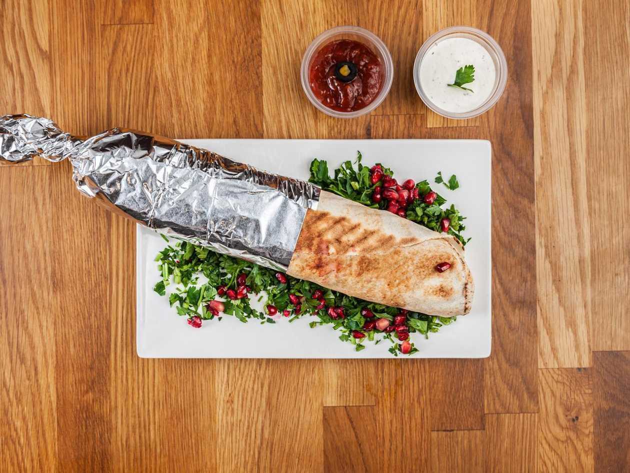 14. Pita falafel amerykański
