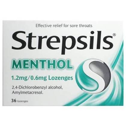STREPSILS HONEY AND LEMON 36'S, PER STRIP