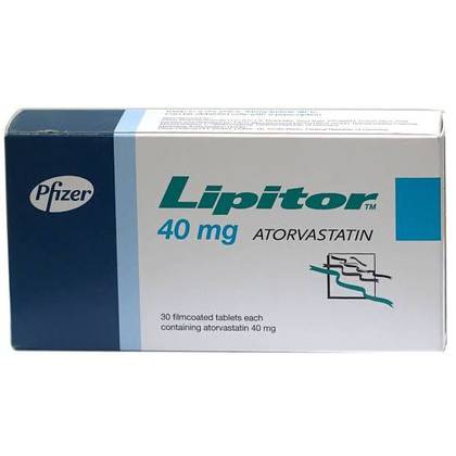 LIPITOR 40MG TABLET, PER TABS