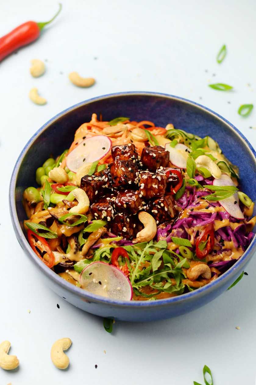 Teriyaki Tempeh Buddha Bowl