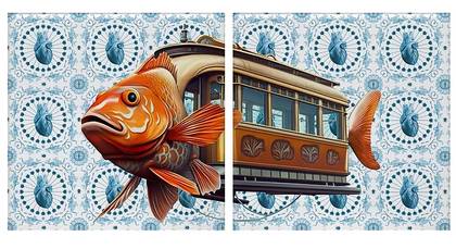 Fish Tram - Set of 2