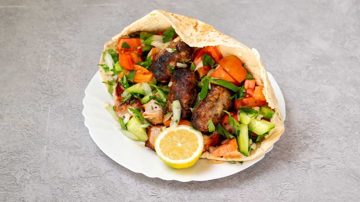 Mix Pork Cyprus Pita
