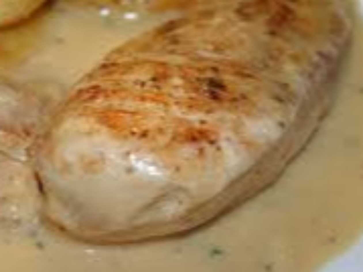 200g Kuřecí steak s hořčičnou omáčkou