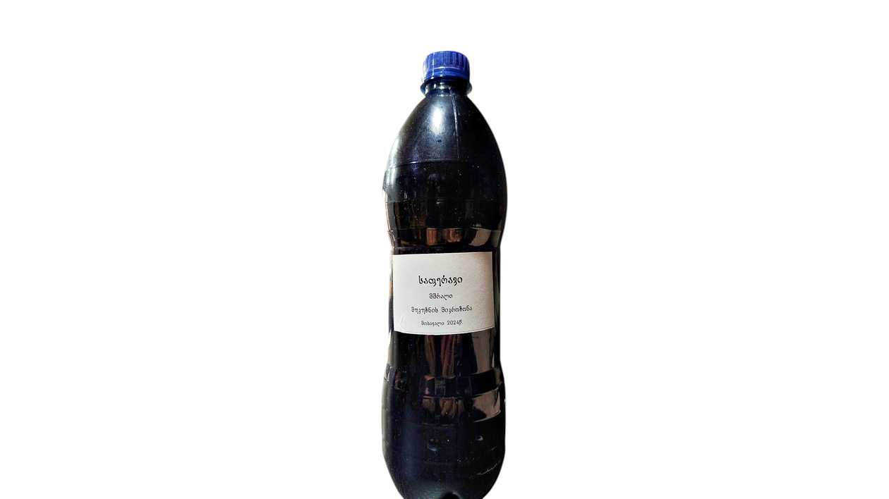 Organic Saperavi Bottled 1L