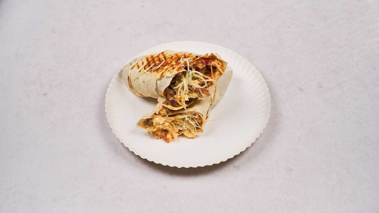 Cheese Roll with Cheese Sauce