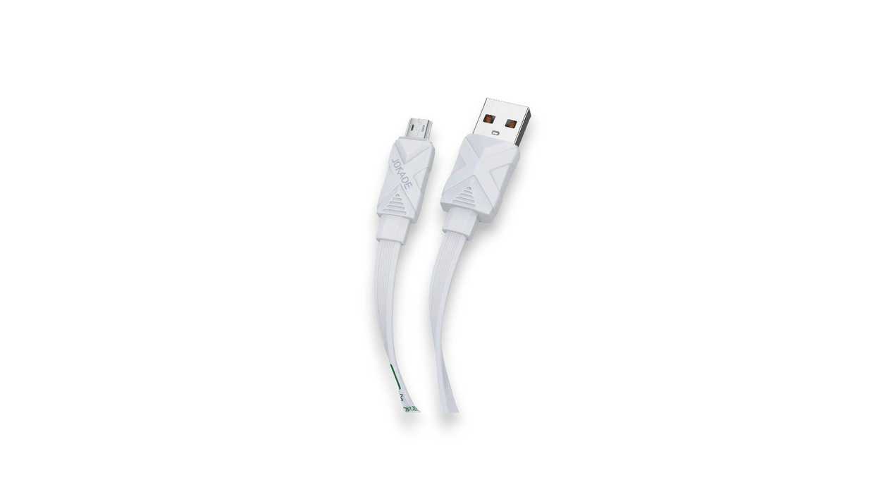 Jokade JA021, USB to Micro Cable, White, 6921042128030