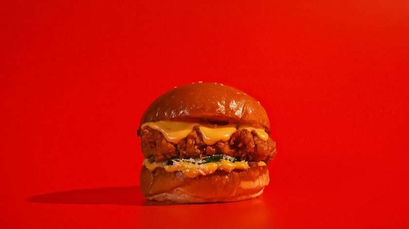 Vegetarian Meltdown Burger