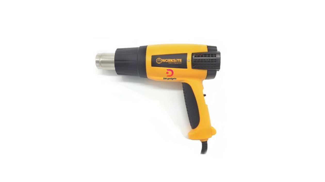 #636G1#WORKSiTE® HTG145 Heat Gun 2000W – Air-output 300L/min – Yellow