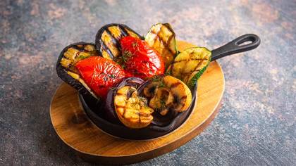 Grilled Vegetables and Mushrooms (Vegan)