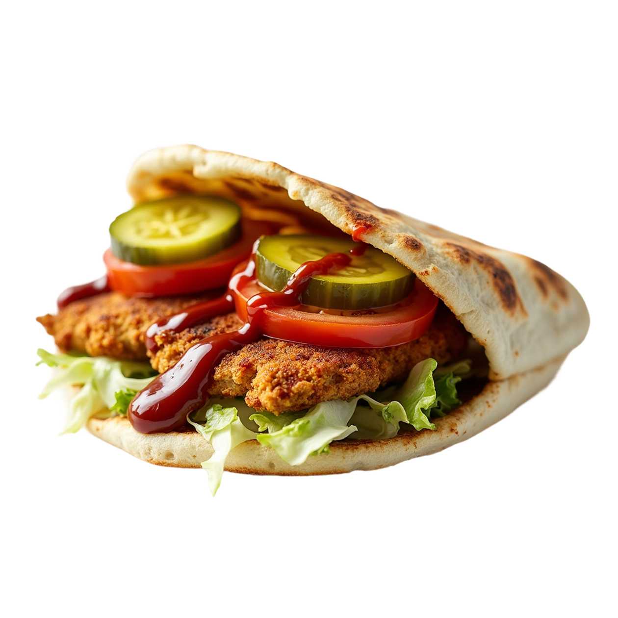 Піта з куркою та овочами (450г)