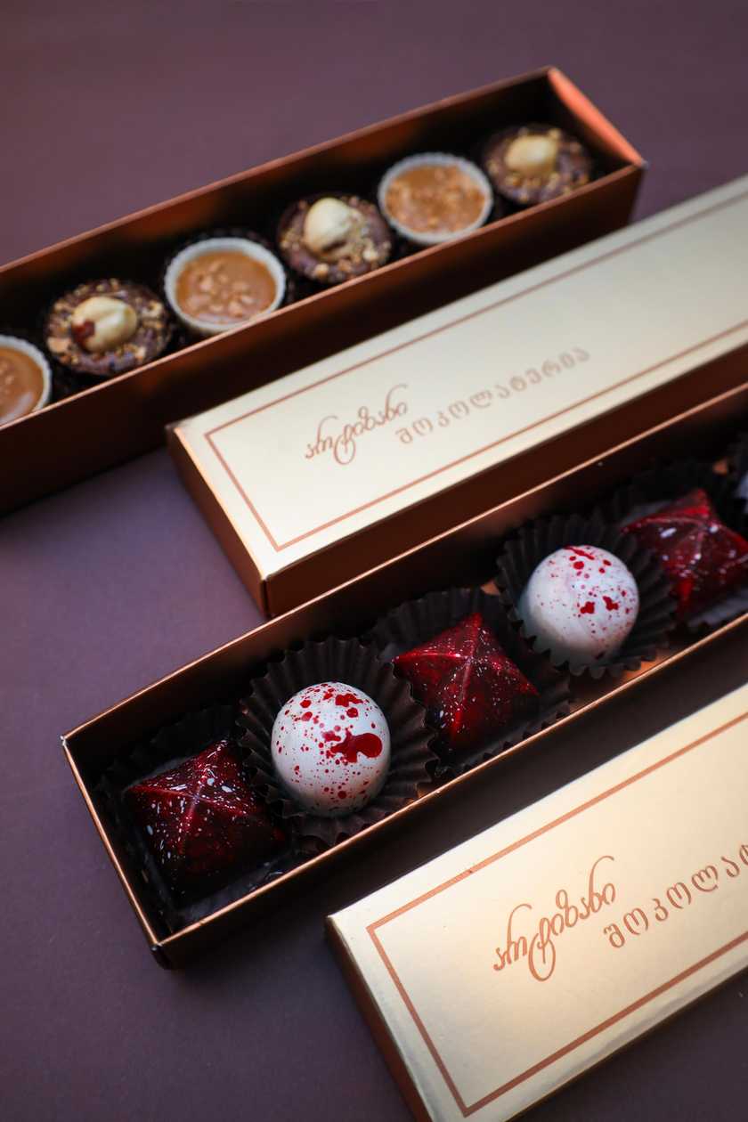 6 ცალიანი შოკოლადის ასორტი