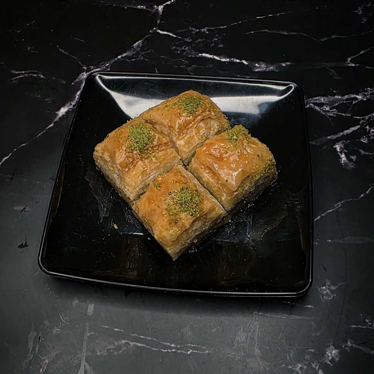 Turkish Pakhlava with Walnuts and Cream