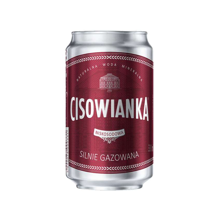 Mineral water “Cisowianka” – sparkling, 330 ml