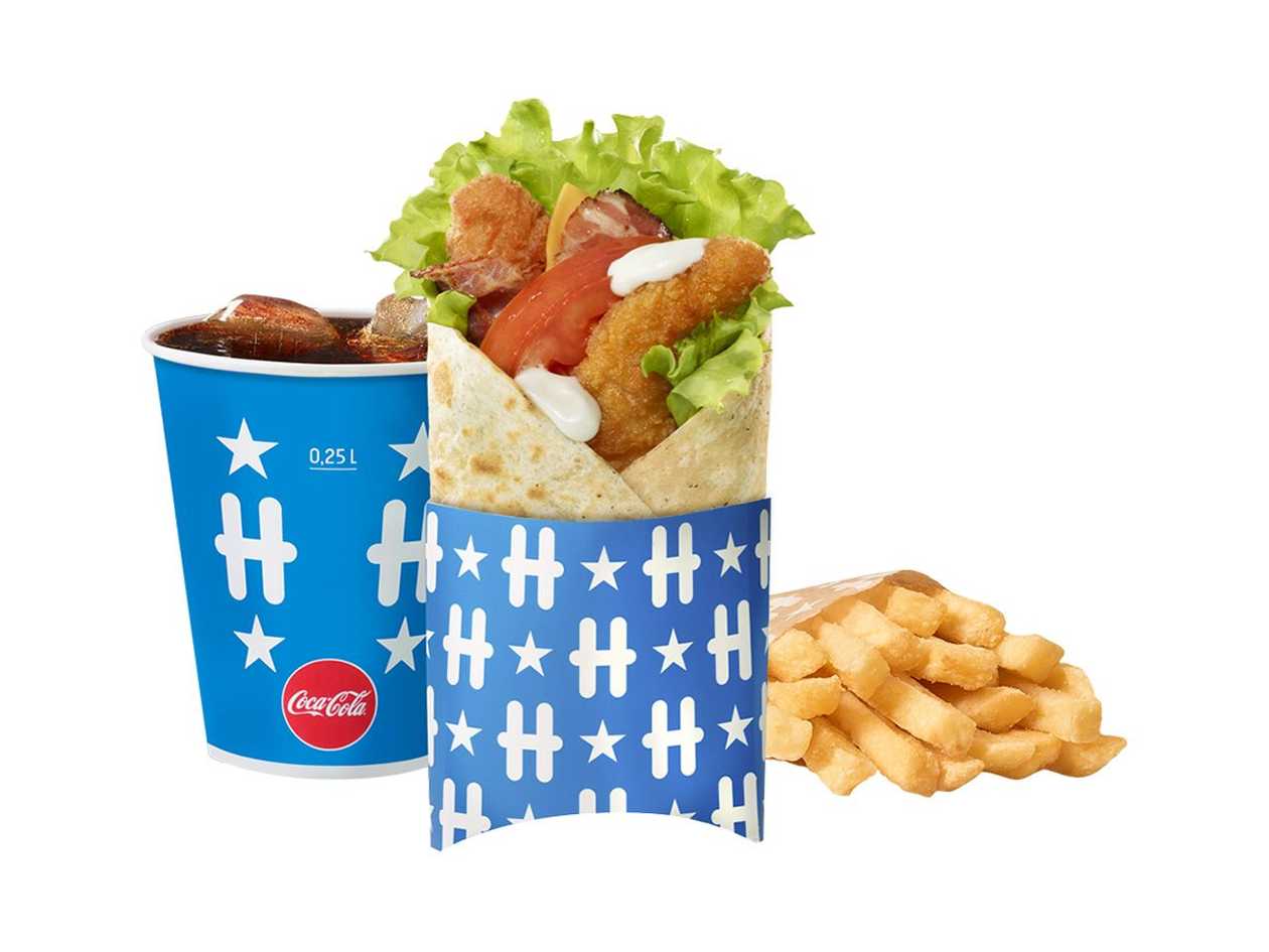 Chicken & Bacon Tortilla, meal