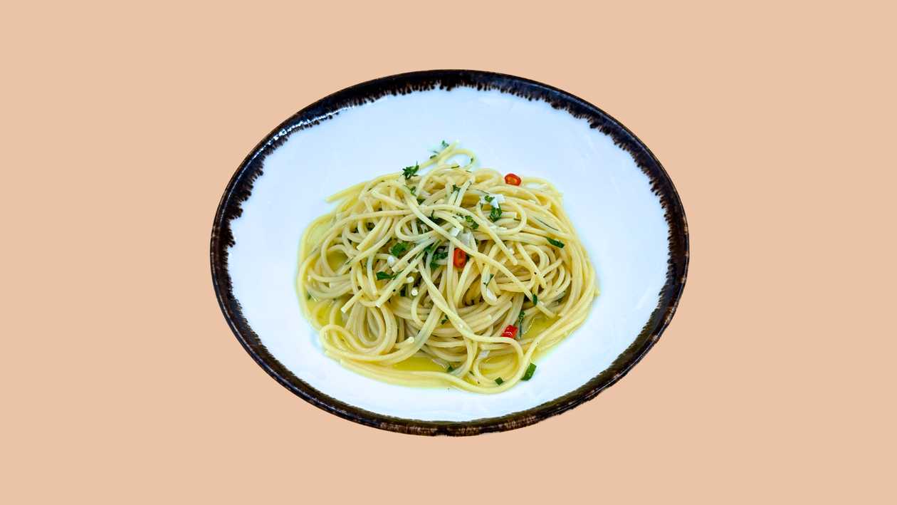 Pasta Aglio e Olio Peperoncino Vegana
