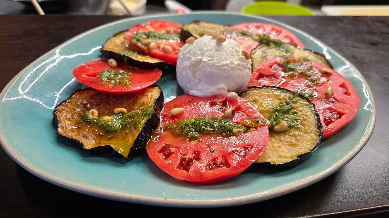 Салата Патладжан Капрезе