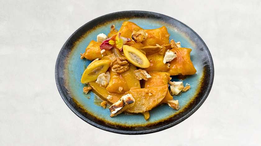 Gnocchi nadziewane kozim serem i truflami