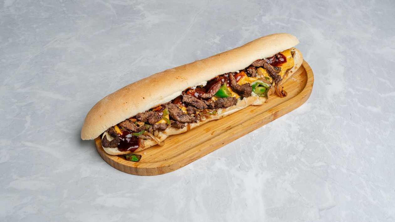 Philly Cheese Beef Steak Sub