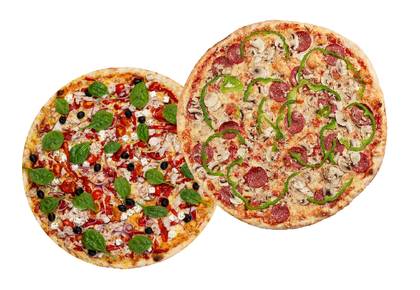 🔥 Greek pizza 30cm + Mushroom pizza 30cm