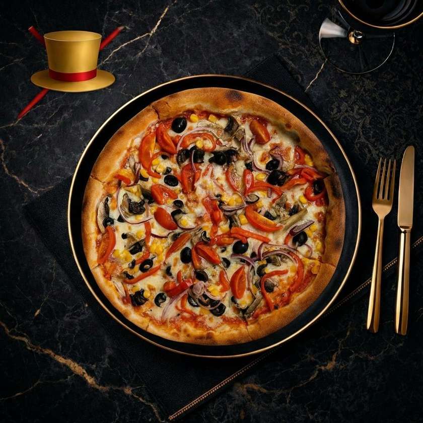 Pizza Vegetariana 550 Gr.