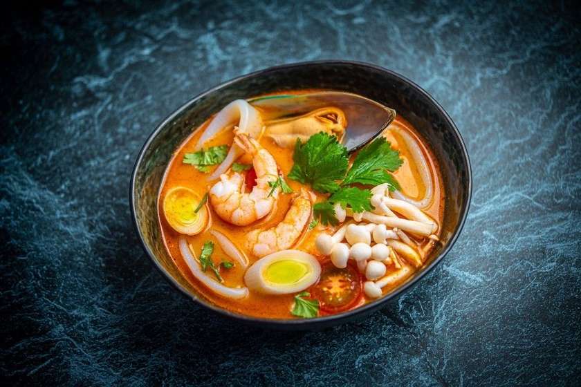 36. Tom Yum with seafood