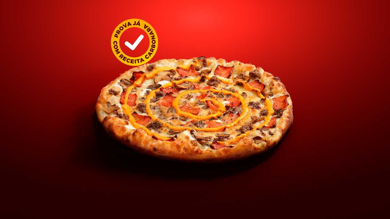 Pizza Carbonara Burger