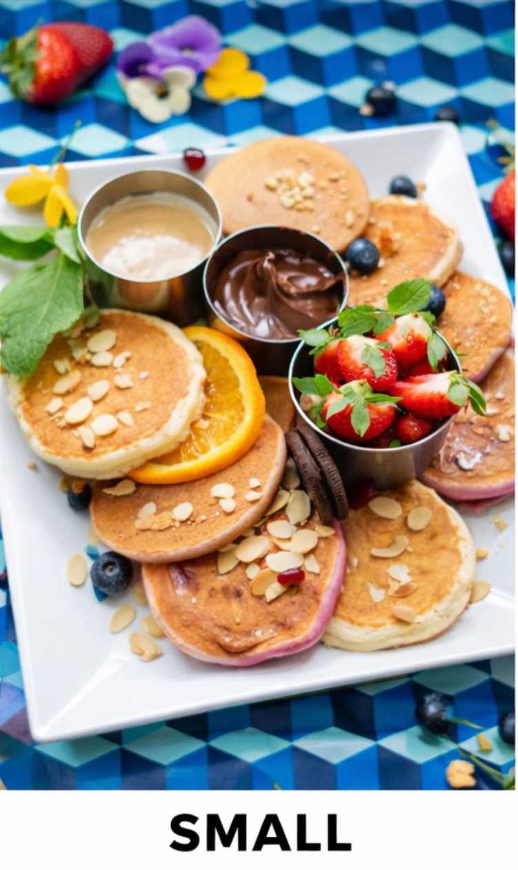 🟡 SMALL- 12 MINI PANCAKE + 1 KREM