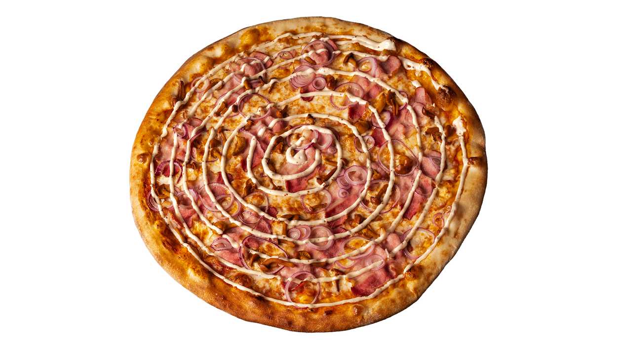 With honey mushrooms