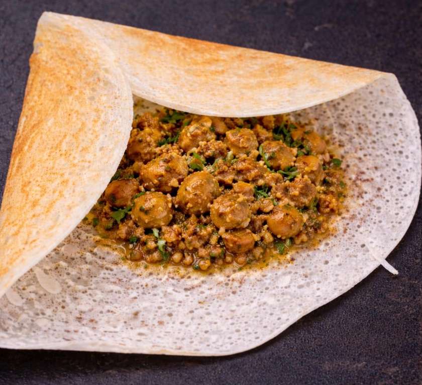 Chicken Curry Dosa