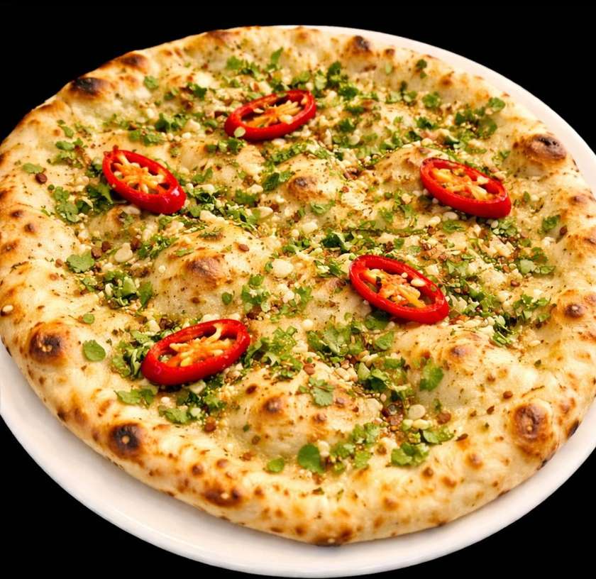Garlic and Chili Naan