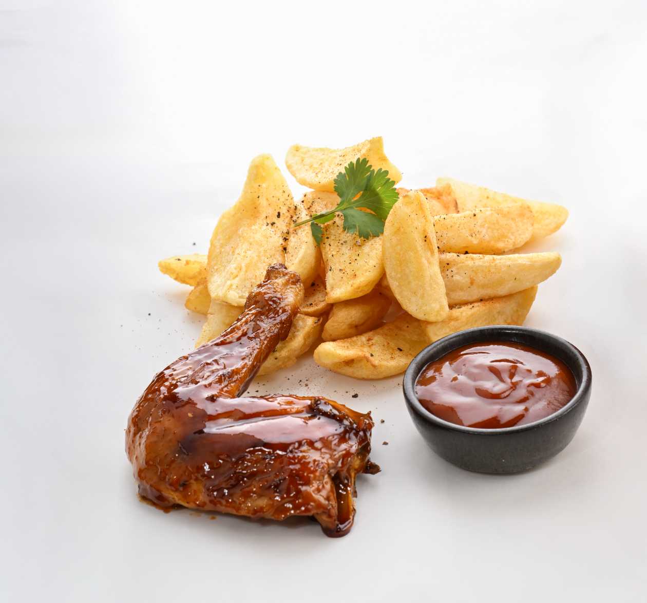 1/4 Honey Lemon Chicken With Chips